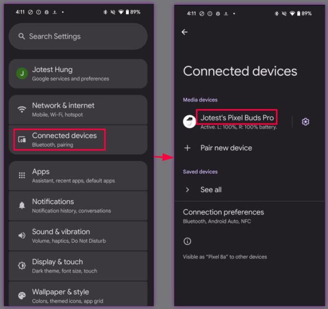 This shows how to navigate to the described menu.